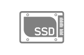 最大 1 基 2.5inch SATA3-SSD 対応